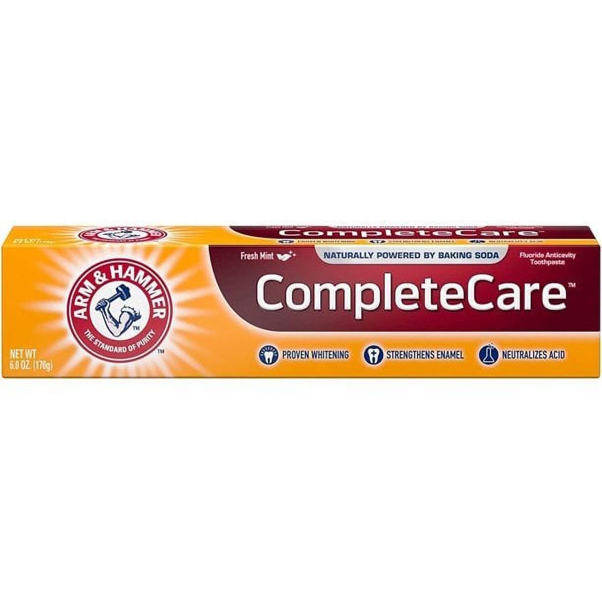 ARM & HAMMER Complete Care Fluoride Anticavity Toothpaste, Fresh Mint 6 oz Arm & Hammer