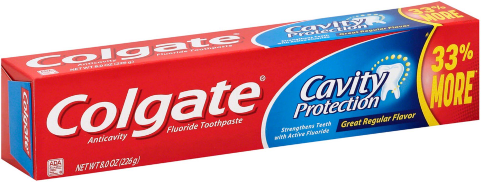 Colgate Cavity Protection Toothpaste, Great Regular Flavor 8 oz (Pack of 3) Colgate