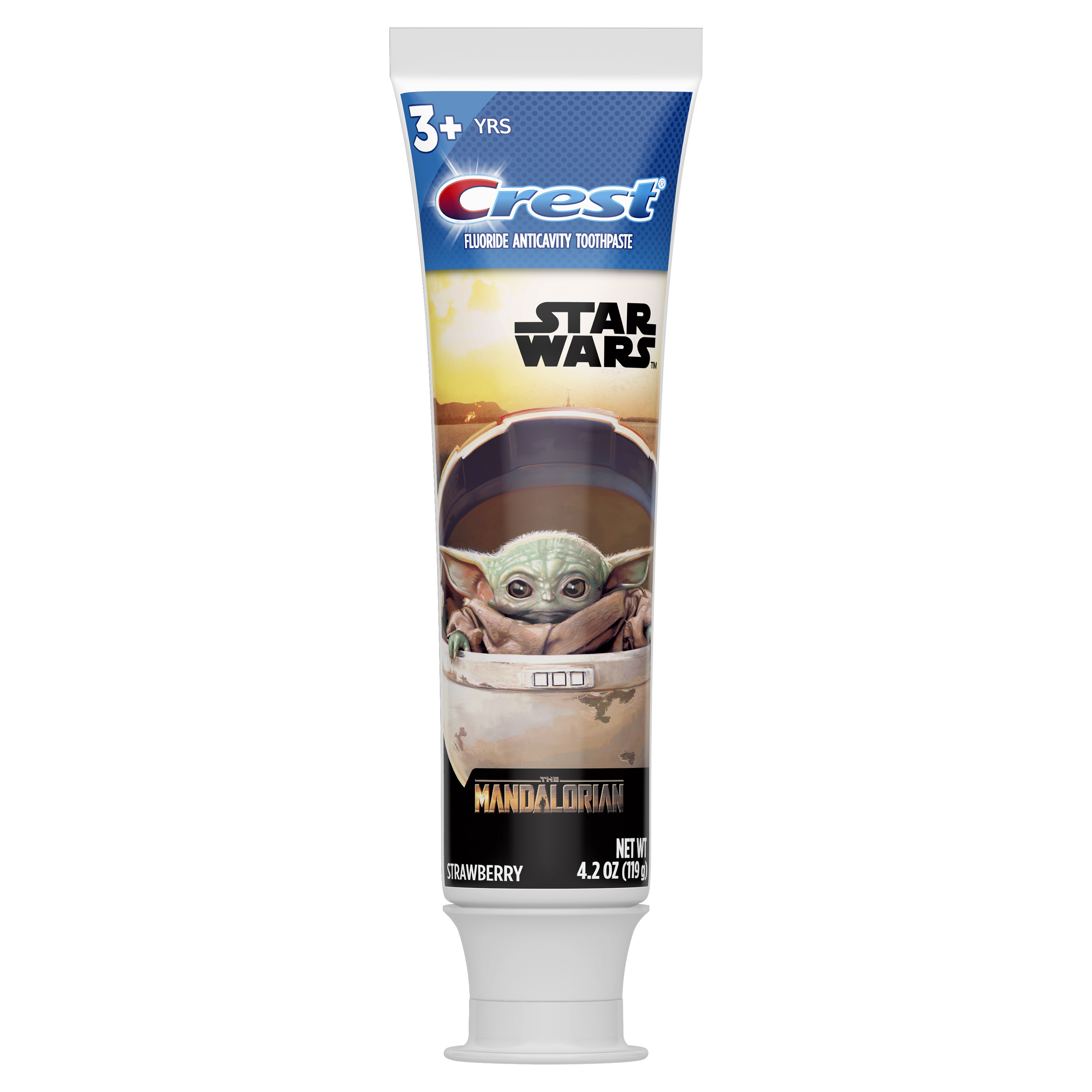 Crest Kid's Toothpaste, featuring Star Wars The Mandalorian, Strawberry, 4.2 oz Crest