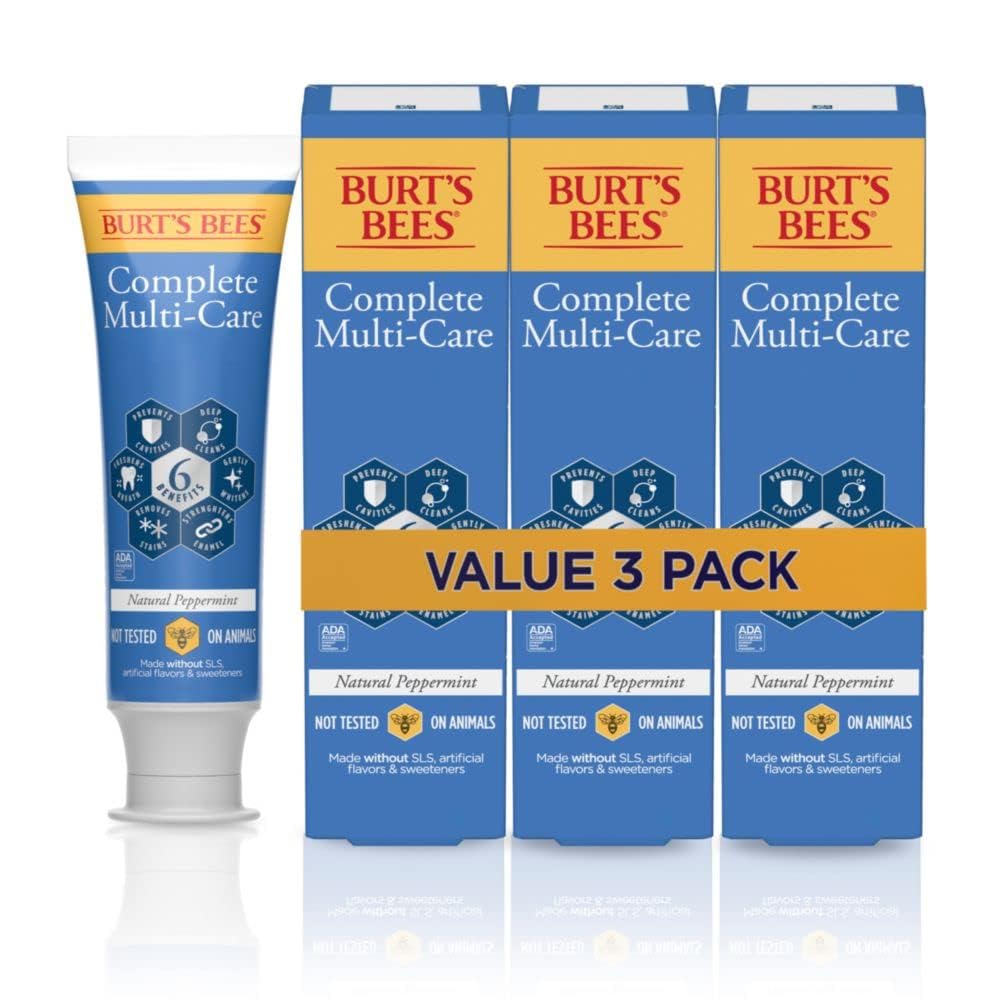 Burt,S Bees Toothpaste Complete Multi Care, 4.7 Oz, Pack Of 3 BURT'S BEES