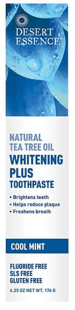 Desert Essence Whitening Pl Cool Mint Toothpaste - 6.25 oz Desert Essence