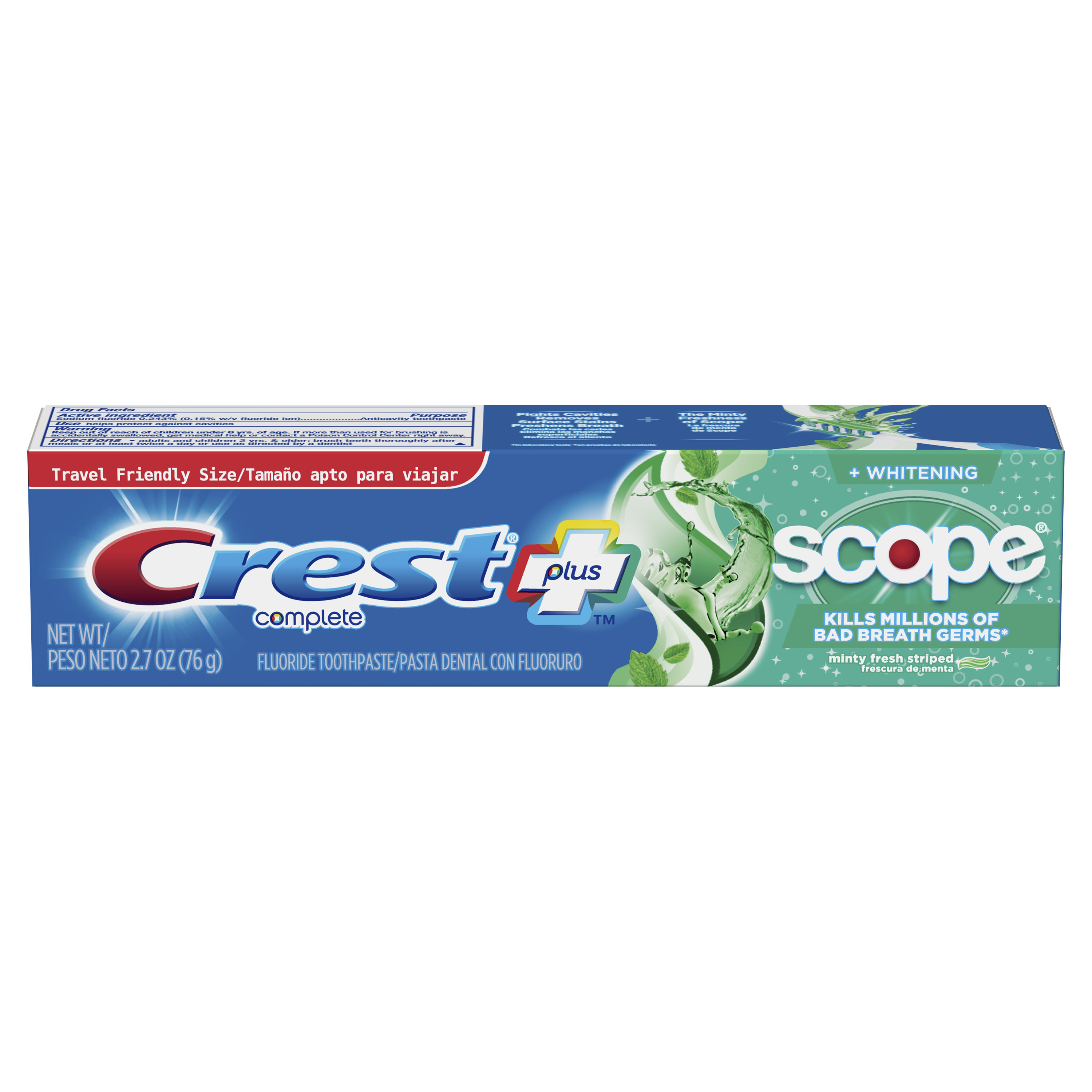 Crest Complete Plus Scope Toothpaste, Minty Fresh, 2.7 oz Crest