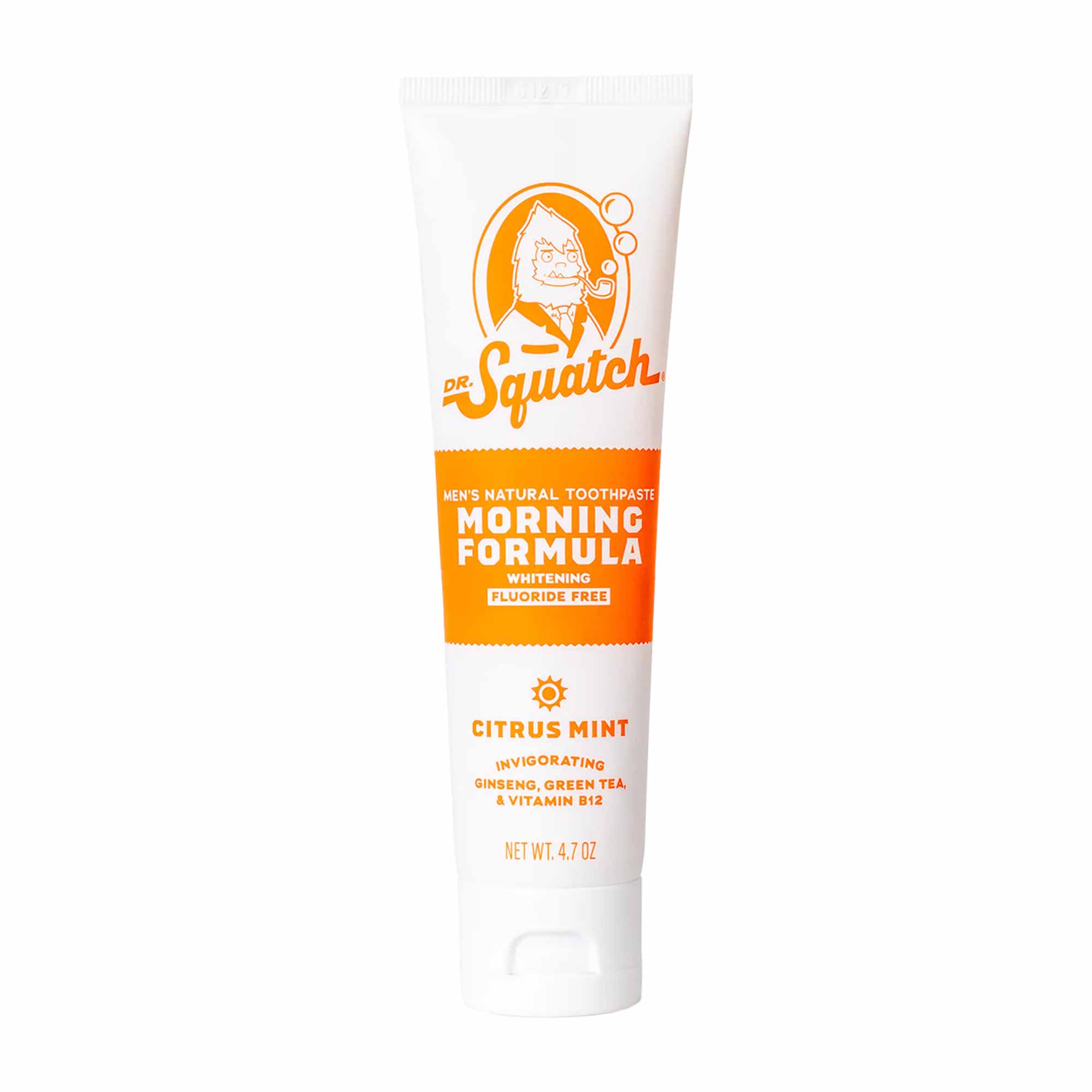 Dr. Squatch Citrus Mint Morning Formula Toothpaste, 4.7 Oz Dr. Squatch