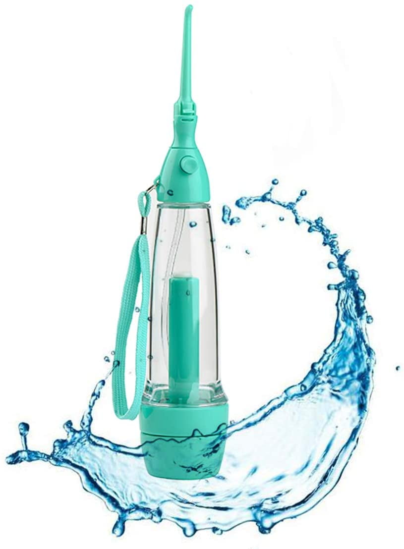 Water Flossers for Teeth - Water Flosser, Oral Flusher-Manual Dental Flosser, Professional Cordless Deep Cleaning Dental Teeth, Cleaner Oral Irrigator Portable Water Floss Without Battery Forzero