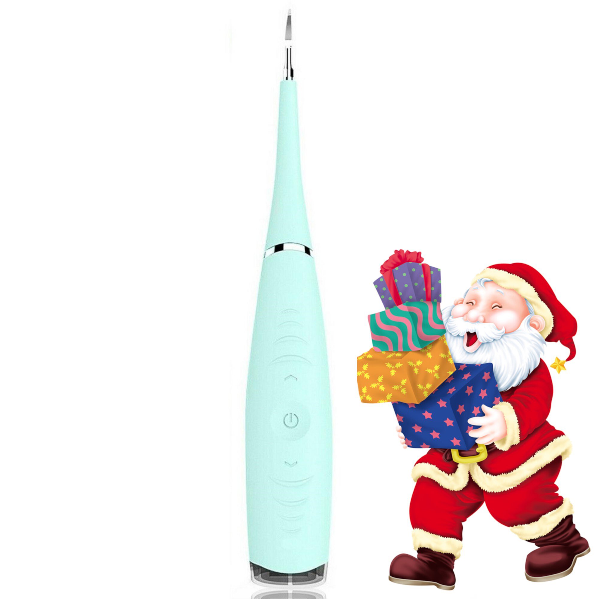 GENKENT Portable Electric Sonic Dental Scaler Calculus Remover Tooth Wihtening Tool Green, Christmas Gifts GENKENT