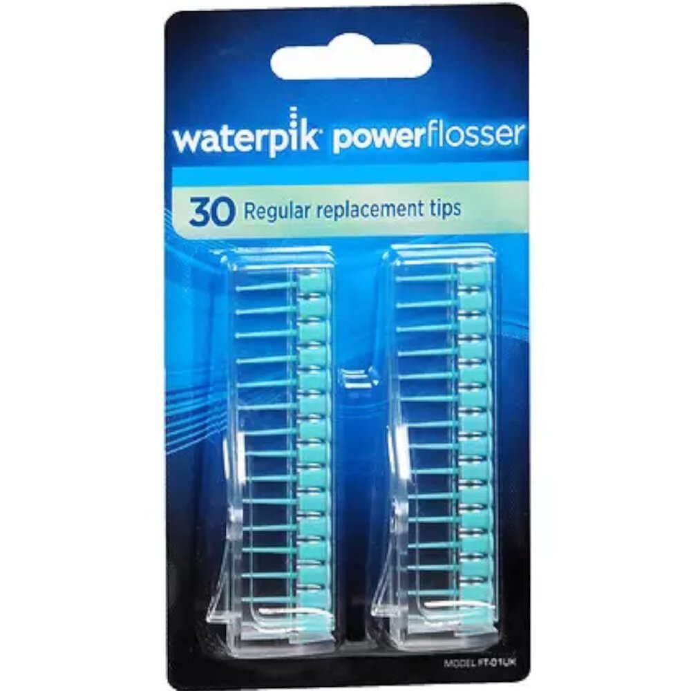 Waterpik Powerflosser Regular Replacement Tips FT-01 30 ea Waterpik