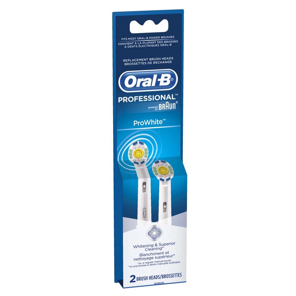 Oral-B Professional Prowhite Replacement Brush Head 2 Count Oral-B