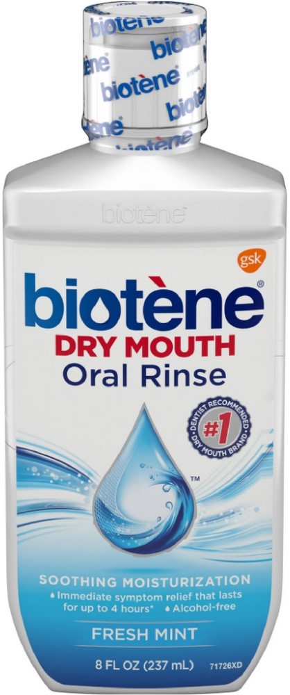 Biotene Dry Mouth Oral Rinse, Fresh Mint 8 oz (Pack of 4) Biotene