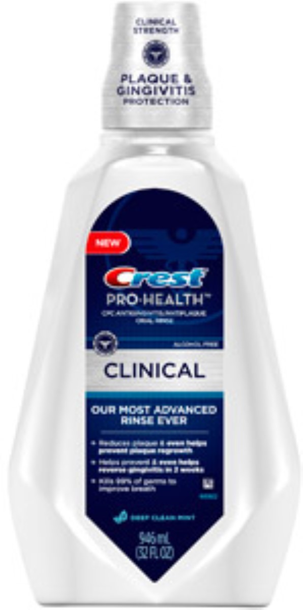 Crest Pro-Health Clinical Deep Clean Mint Oral Rinse 32 oz (Pack of 3) Crest