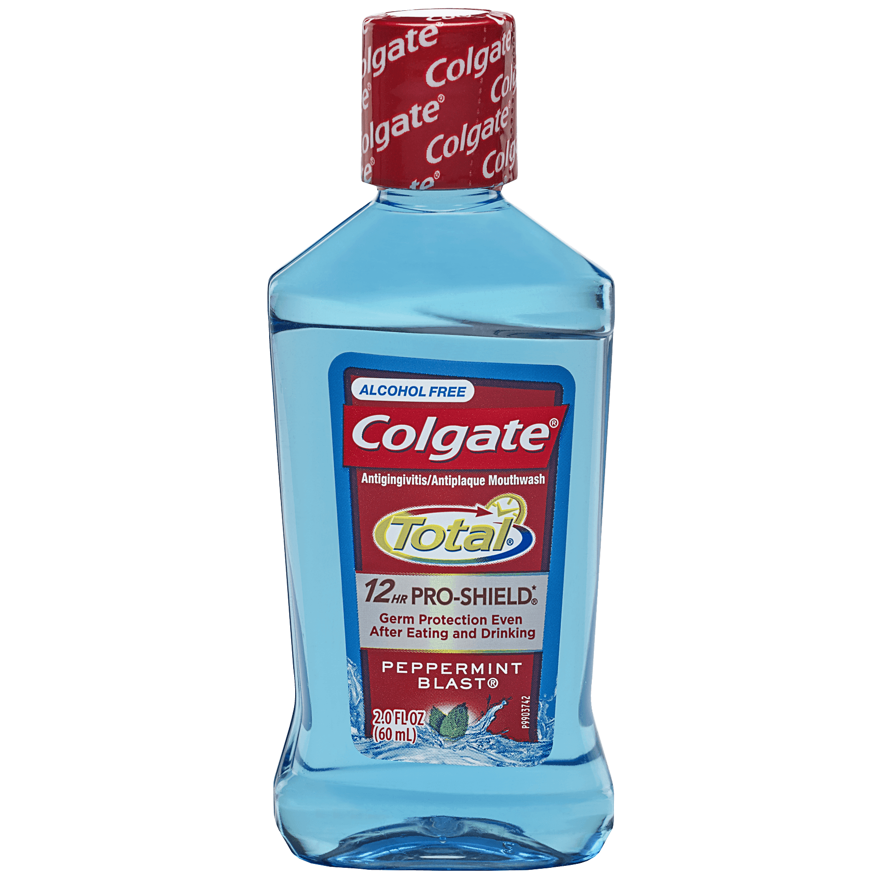 Colgate Total Advanced Pro-Shield Travel Size Mouthwash, Peppermint - 60 mL Colgate