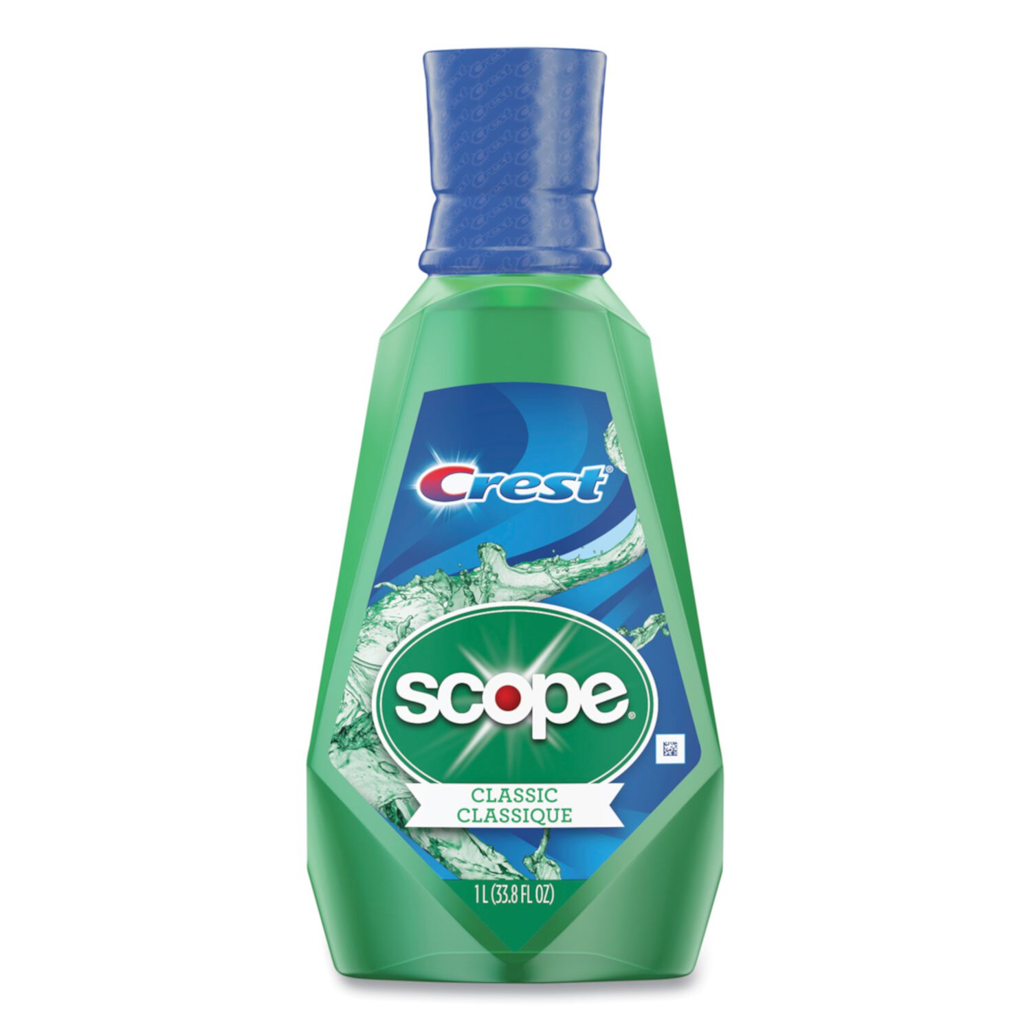 + SCOPE MOUTH RINSE, CLASSIC MINT, 1 L BOTTLE, 6/CARTON Crest