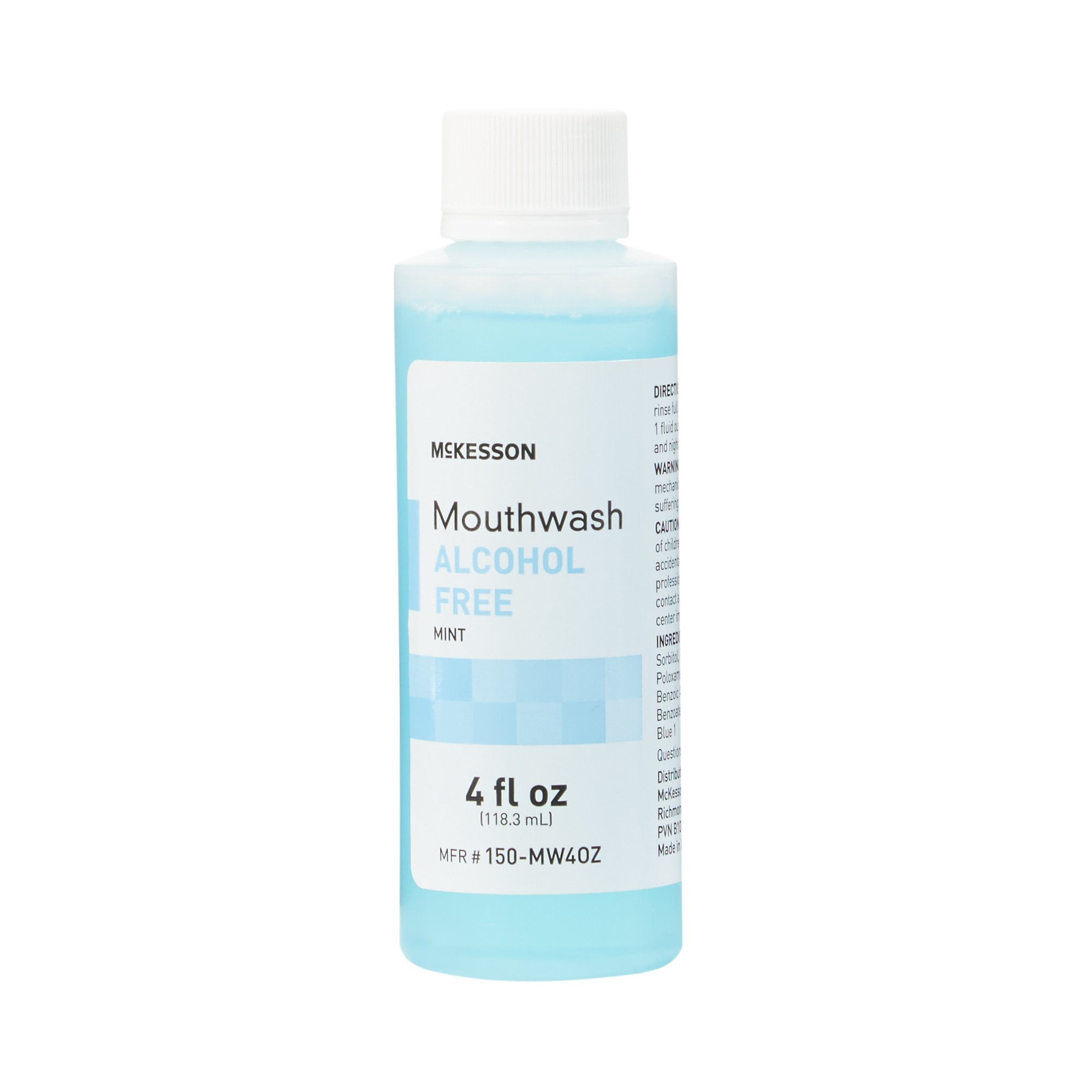 McKesson Mouthwash for Bad Breath, Alcohol-Free, Mint Flavor, 4 oz, 1 Ct Mckesson