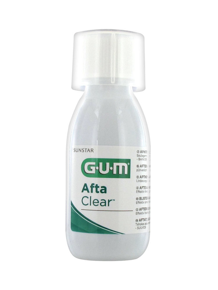 GUM Afta Clear Mouth Wash 120ml GUM