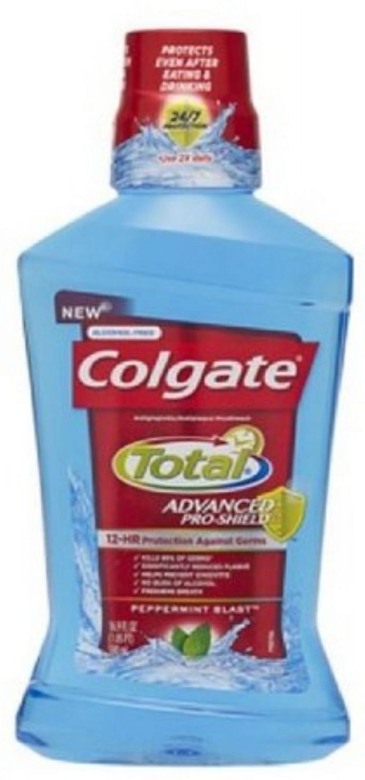 Colgate Total Advanced Pro-sheild Mouthwash Peppermint Blast 2 oz (Pack of 6) Colgate