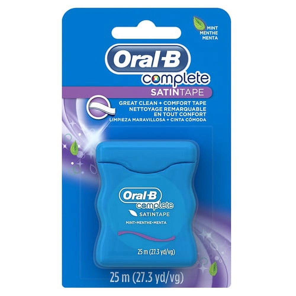 Oral-B Satintape Dental Tape, Mint 27 Yards - 1 Ea, 6 Pack Oral-B