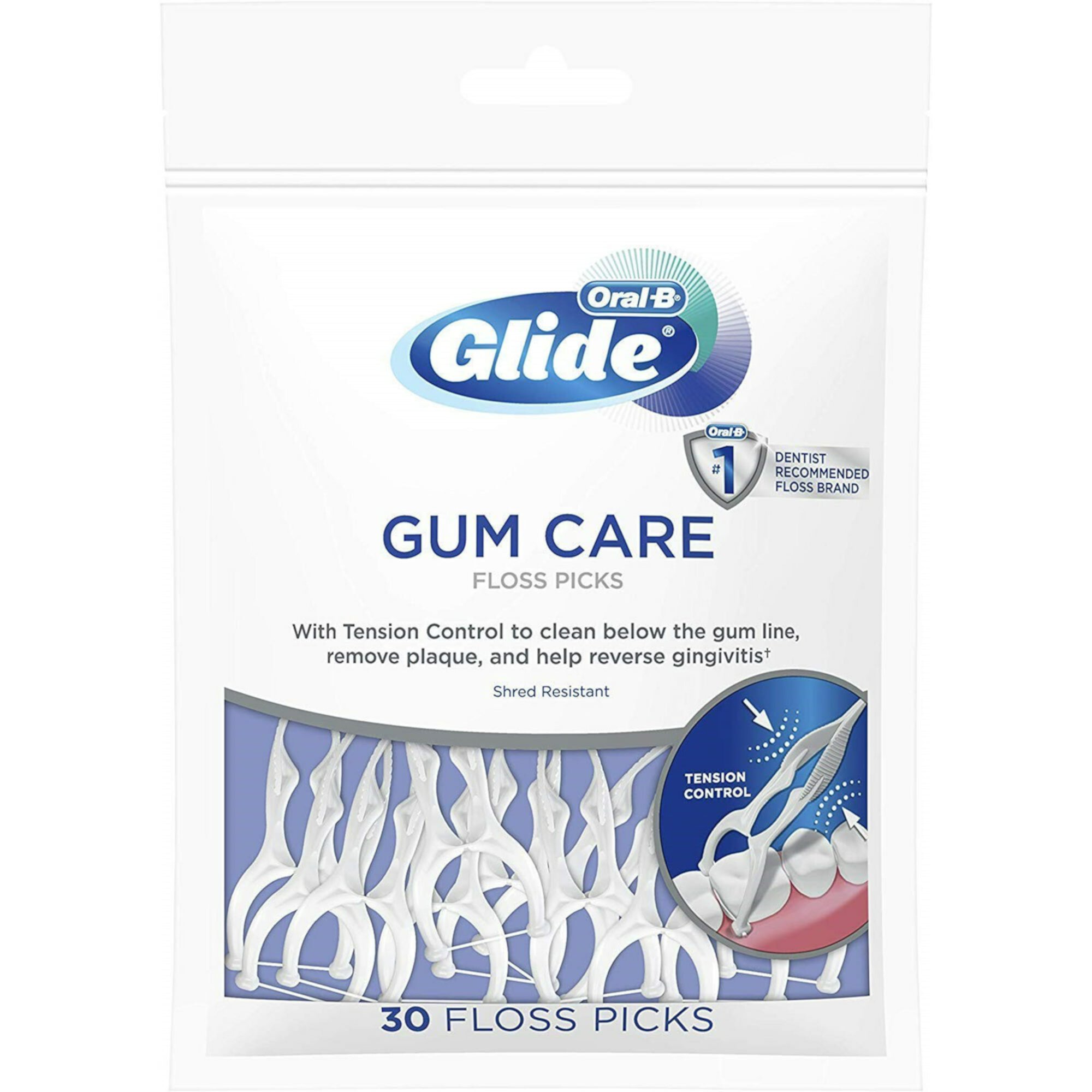 Glide Gum Care Floss Picks 30 Ea (Pack of 2) GLIDE