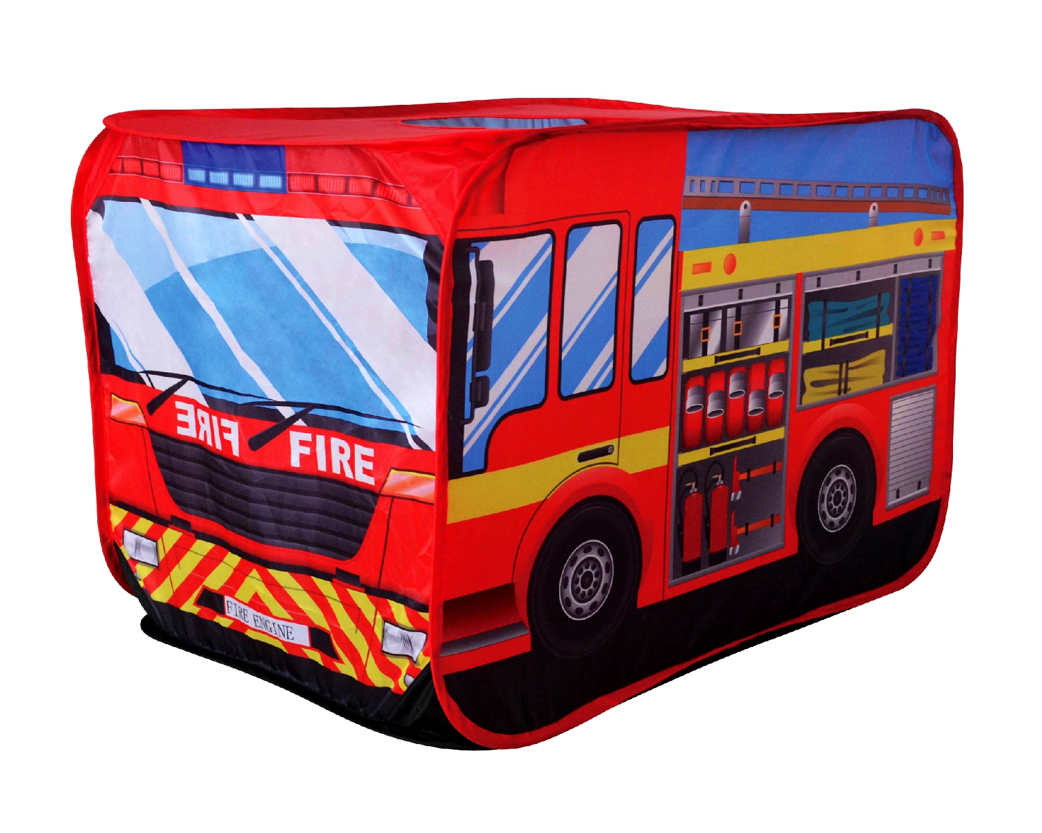 POCO DIVO Fire Engine Truck Pop-up Play Tent Kids Pretend Vehicle Poco Divo