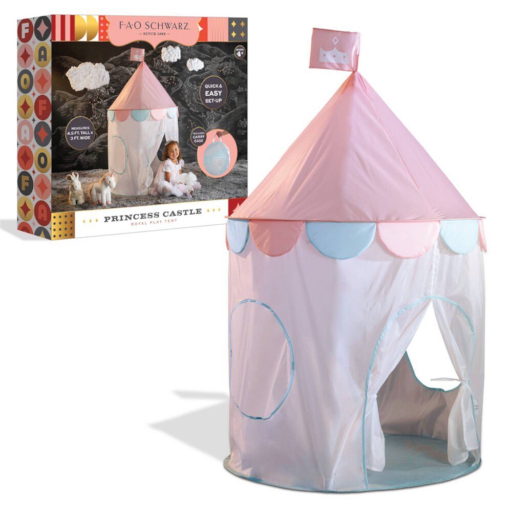 FAO Schwarz Princess Castle Royal Play Tent FAO Schwarz