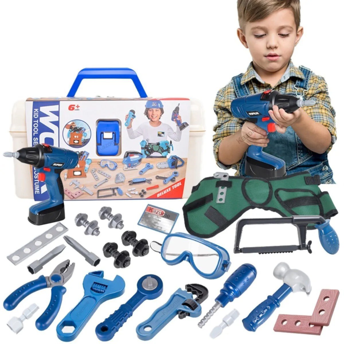 28PCS/SET Kids Toy Tool Box Autrucker