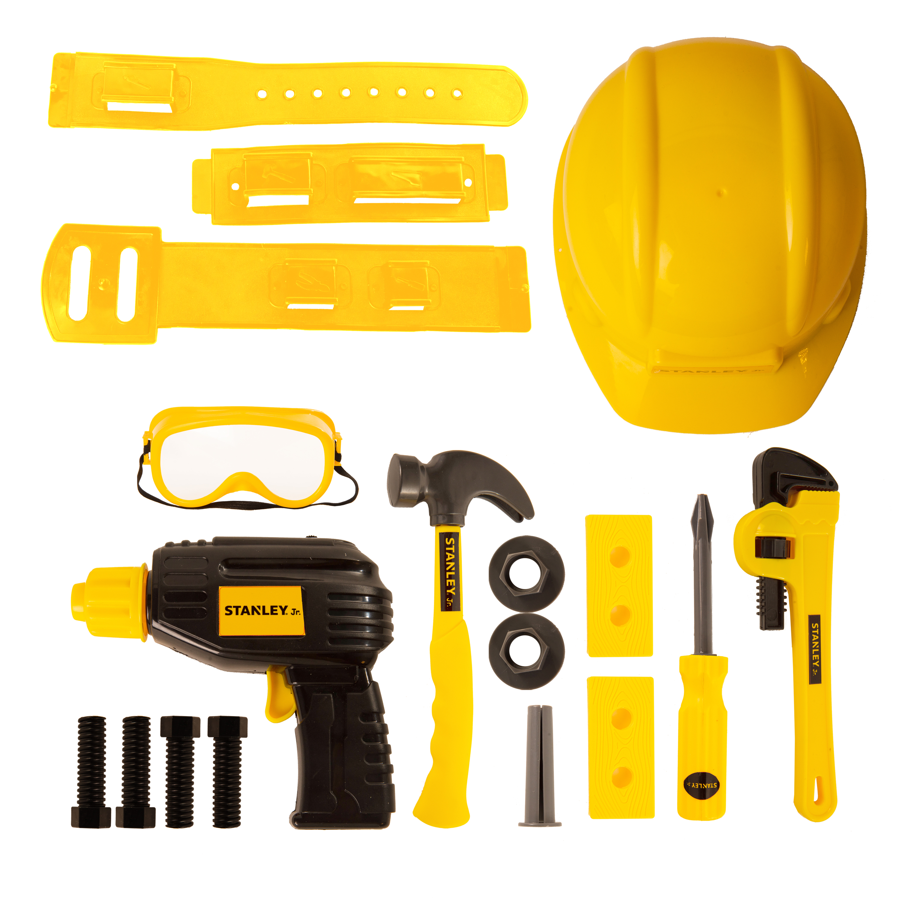 STANLEY Jr 5 Piece Tool Set With Hard Hat For Kids STANLEY