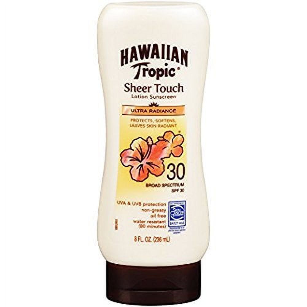 Hawaiian Tropic Clear Touch Ultra Radiante Amplio Espectro SPF30, 8 Oz, Pack de 3 Hawaiian Tropic