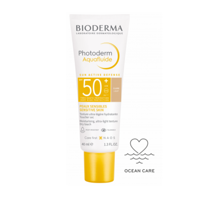 Bioderma Photoderm SPF 50+ Aquafluide Tinted Sunscreen 40 ml Claire Light Bioderma