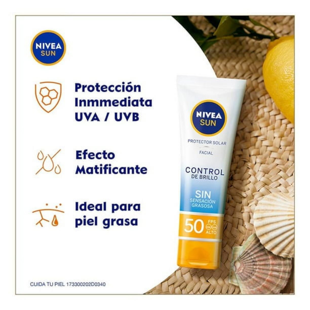 NIVEA SUN fps50 Control de Brillo 50 ml Nivea