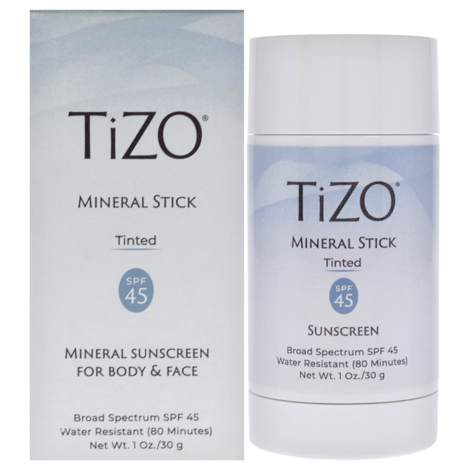 Tizo Mineral Stick Tinted SPF 45 , 1 oz Sunscreen Tizo