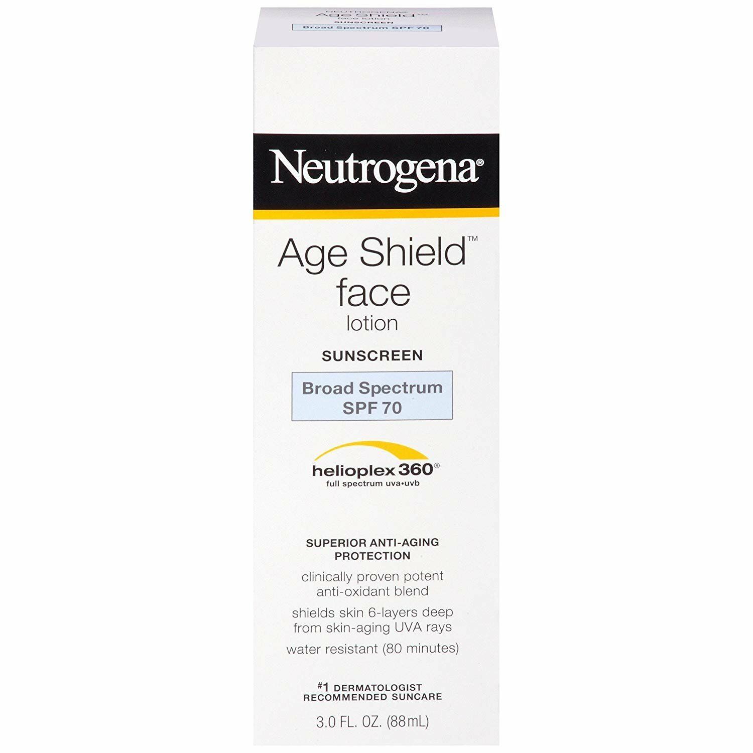 Neutrogena Age Shield Face Sunscreen w/ Oxybenzone Oil Free, 3oz, 2-Pack Neutrogena