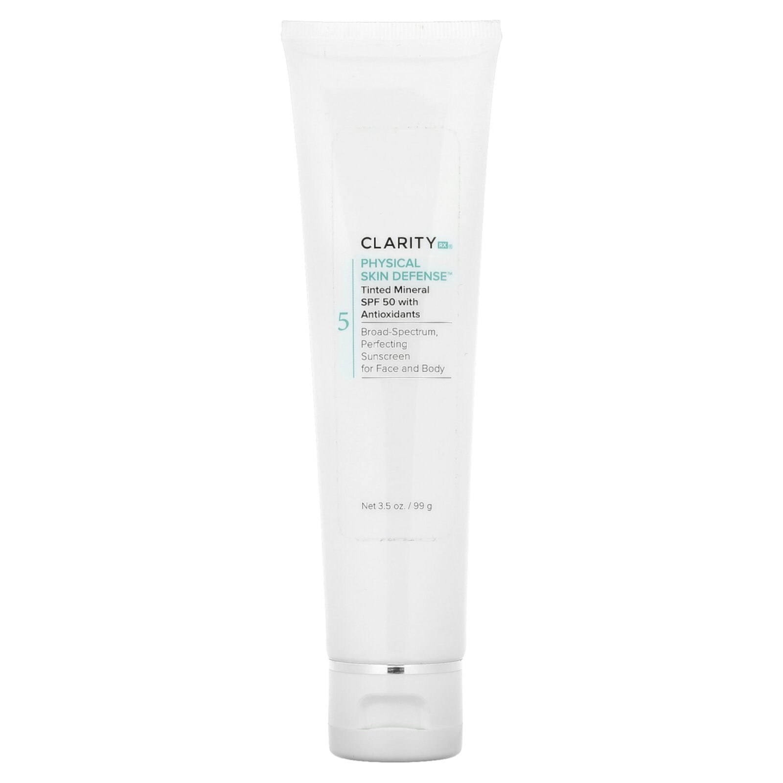 Clarity RX Physical Skin Defense Tinted Mineral SPF 50 with Antioxidants ClarityRx