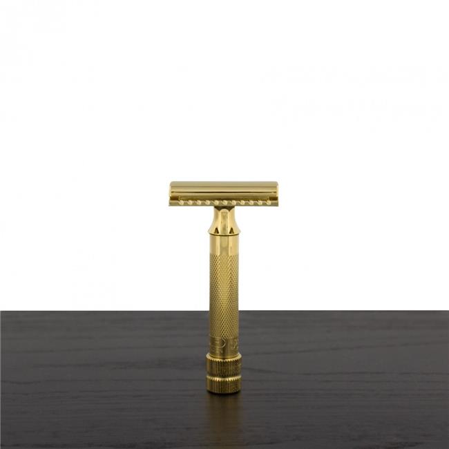 Merkur 34G Heavy Duty Classic Safety Razor, Gold MERKUR