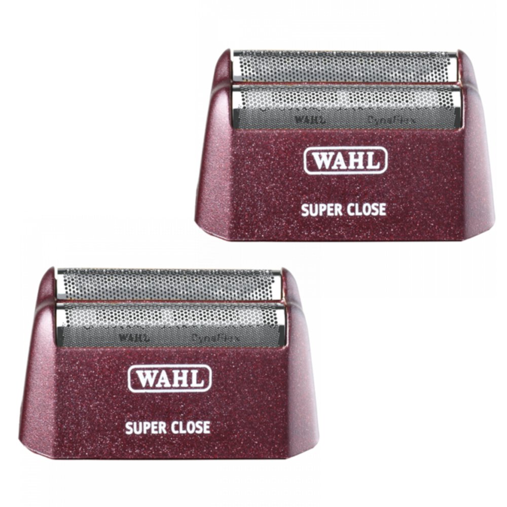 2 WAHL 5 Star Series Shaver/Shaper Super Close Foil Replacement - Silver Wahl