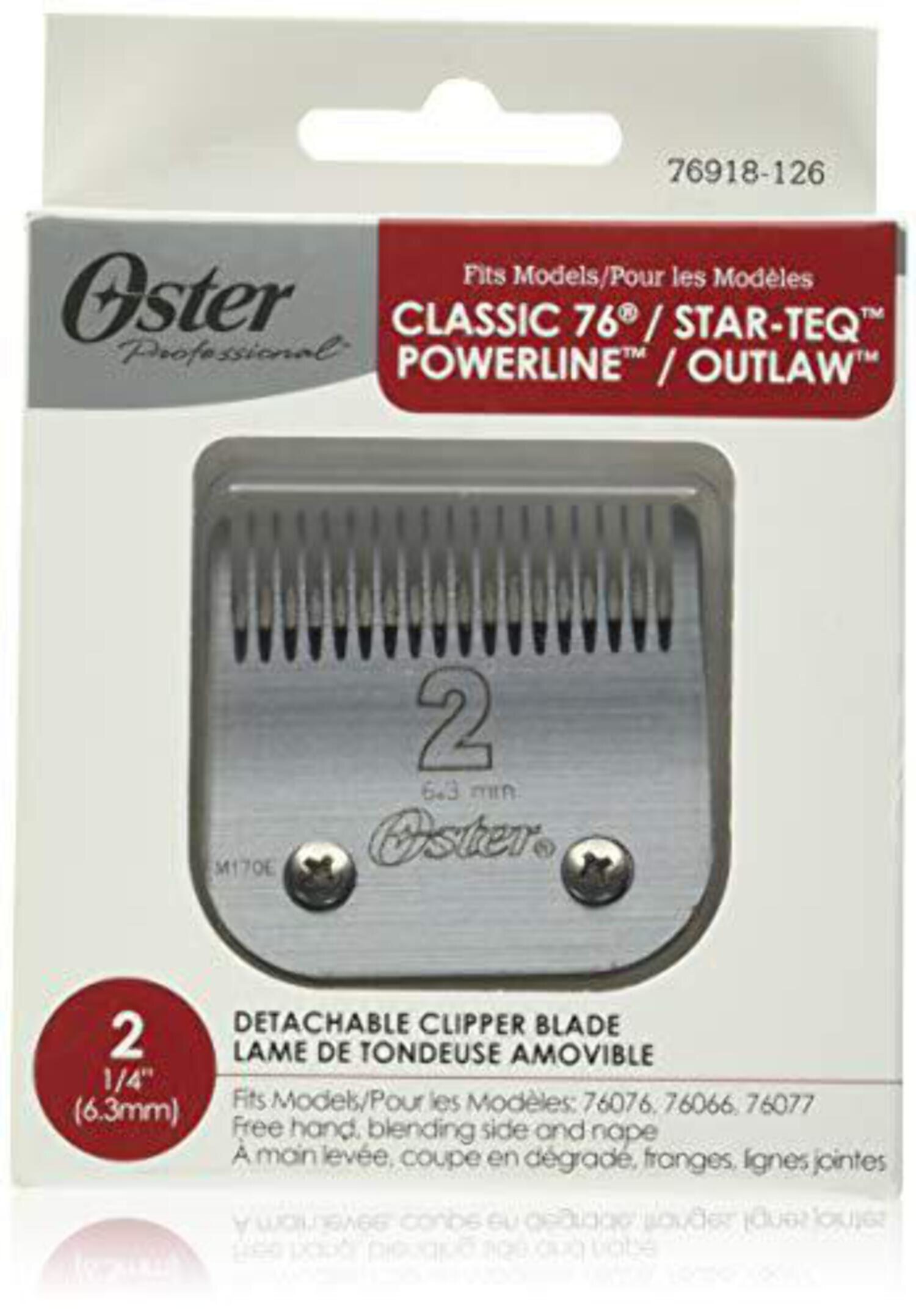 Oster Professional 76918-126 Size 2 Blade Oster