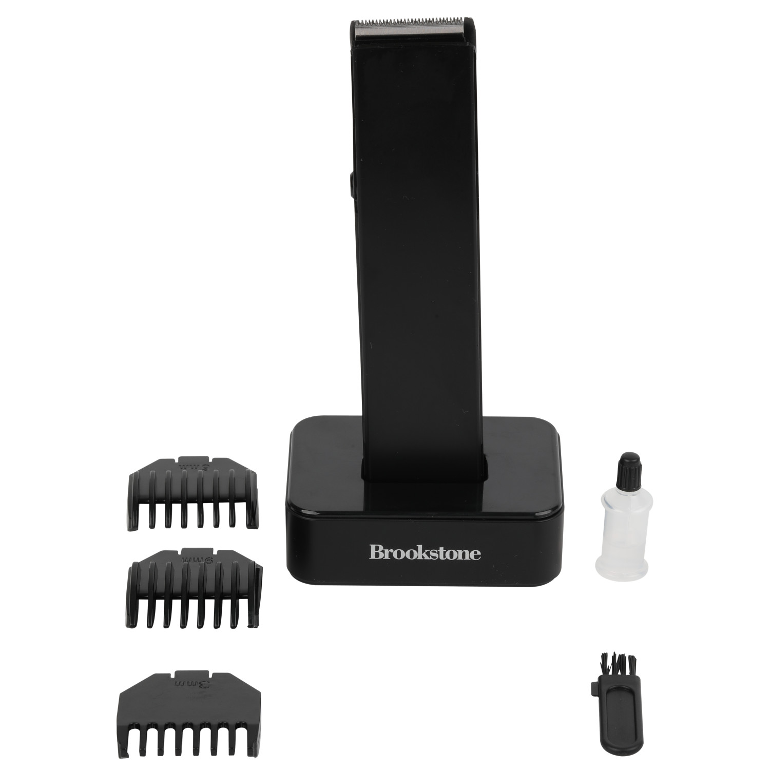 Brookstone Men's Rechargeable  Cordless Electric Hair Trimmer with 3 Hair Length Guides Brookstone