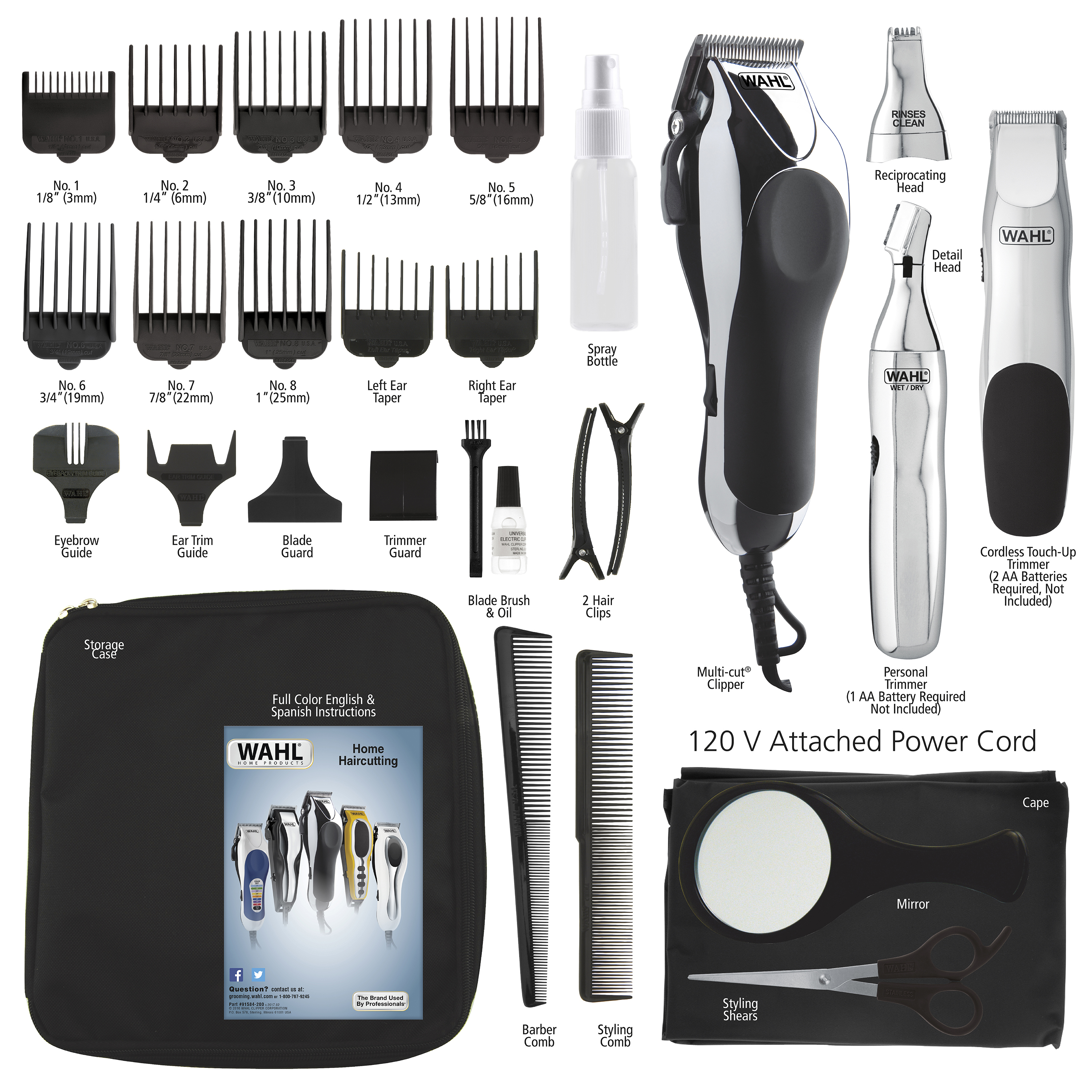 Wahl Signature Series Clipper, Trimmer, Personal Trimmer for Men and Women - 79524-3001 Wahl