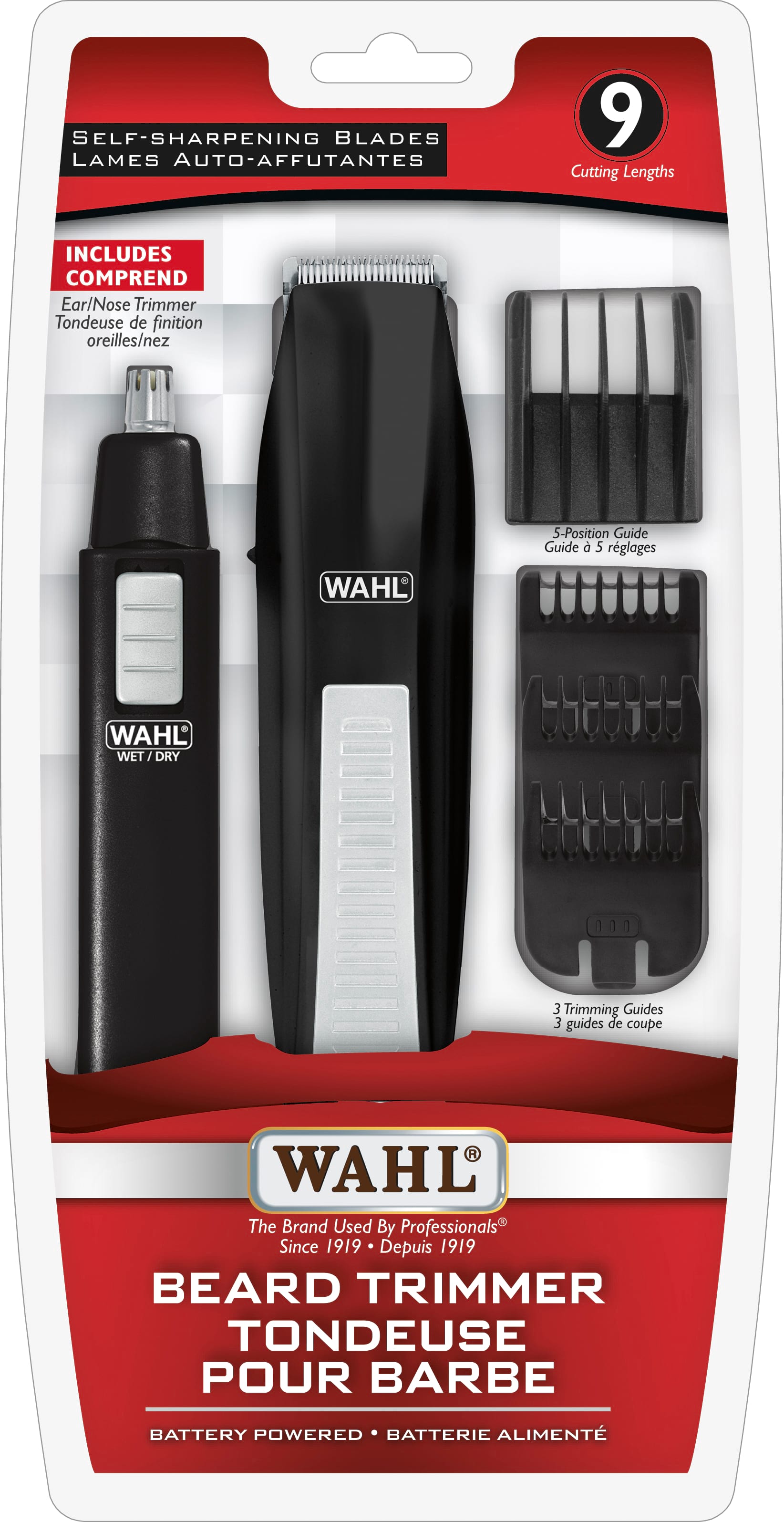 Wahl Beard Trimmer with bonus Ear/Nose trimmer Wahl