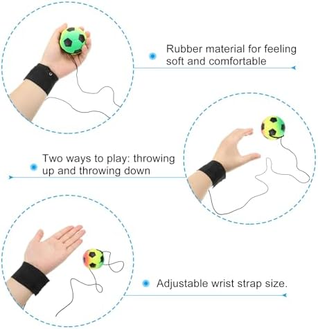 PATIKIL Sports Wrist Ball, Rebound Wristband Wrist Return Ball Sport on a String for Exercise Play Patikil