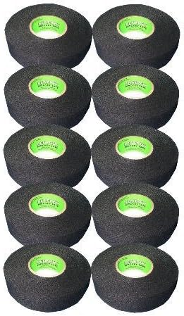 Renfrew 10 Roll Pack, Ice Hockey Stick Blade Handle Tape, Black, 24mm x 25yd Renfrew