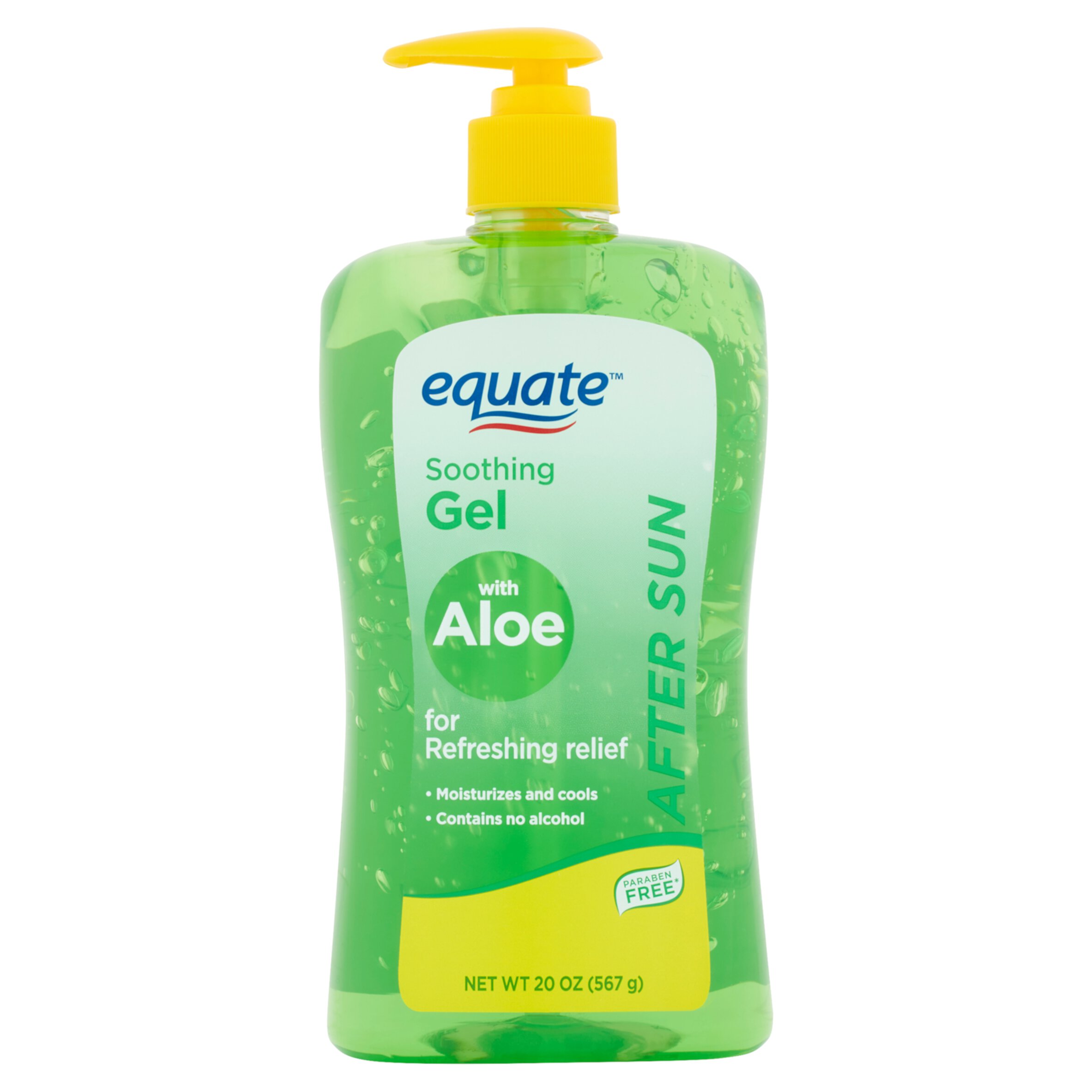 Equate After Sun Soothing Gel with Aloe, 20 oz Equate