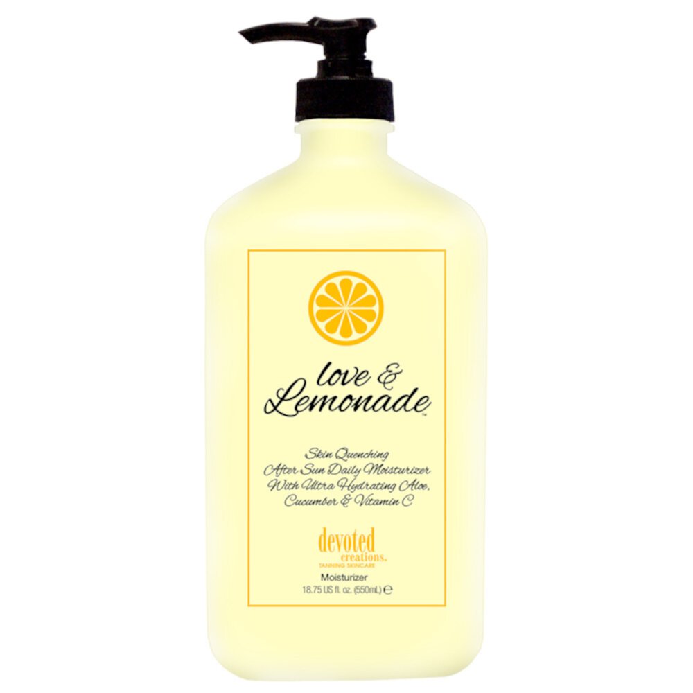 Love & Lemonade After Sun Daily Moisturizer Devoted Creations