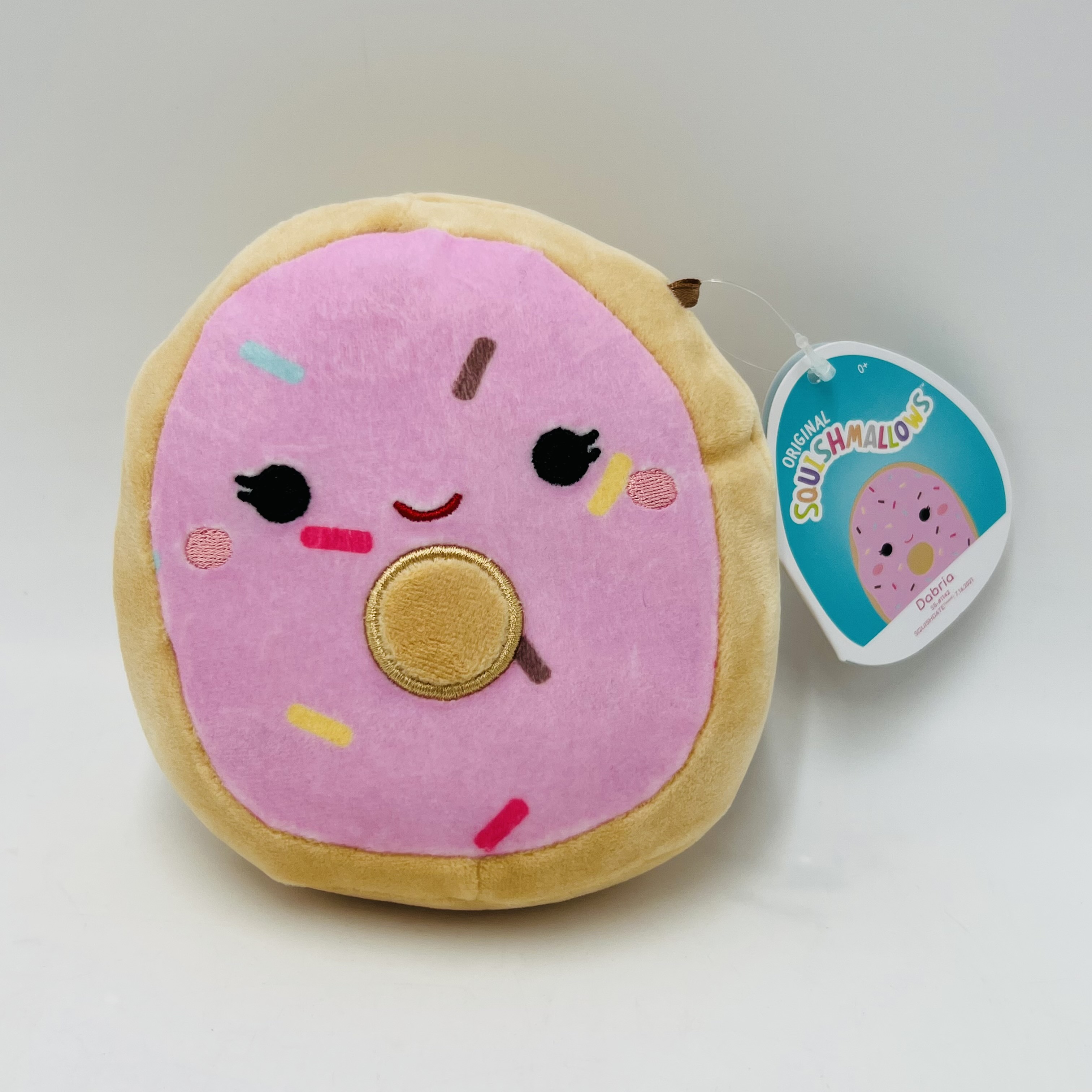 Squishmallows Dabria Doughnut Donut 5" Plush Stuffed Animal Kellytoy