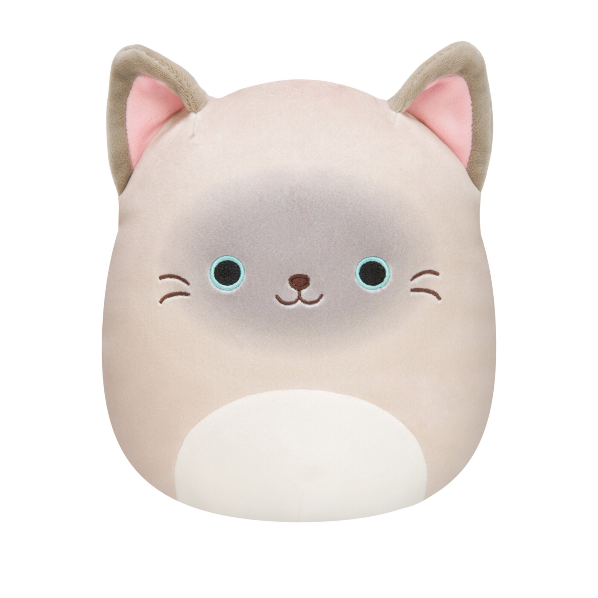 Squishmallows Official Plush 10 inch Felton Grey and Tan Siamese Cat - Childs Ultra Soft Stuffed Toy Squishmallows