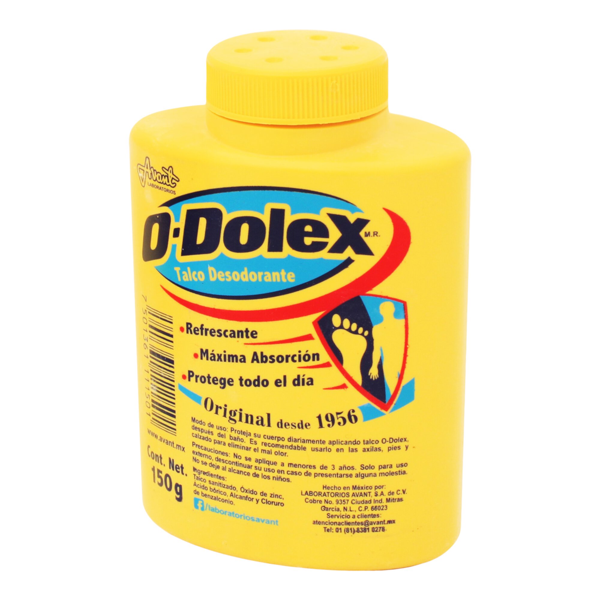 O-DOLEX TALCO DESODORANTE ORIGINAL 150 g O-DOLEX