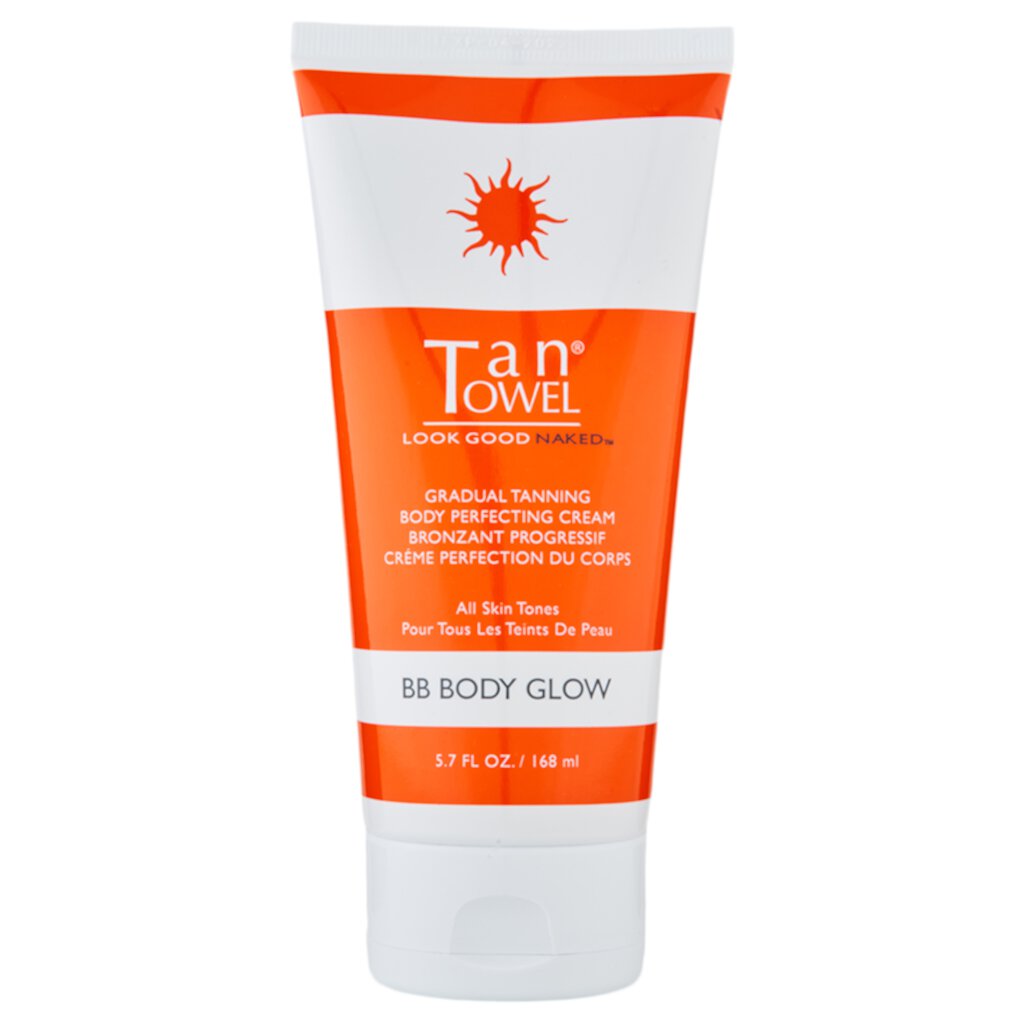 Tan Towel Body Glow Gradual Self Tanner Perfecting Bb Cream, 5.7 Oz Tan Towel