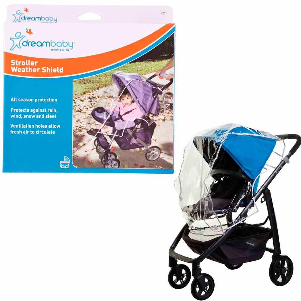 Waterproof Stroller Rain Cover Weather Shield Snow Wind Bug Canopy Universal Sz AllTopBargains