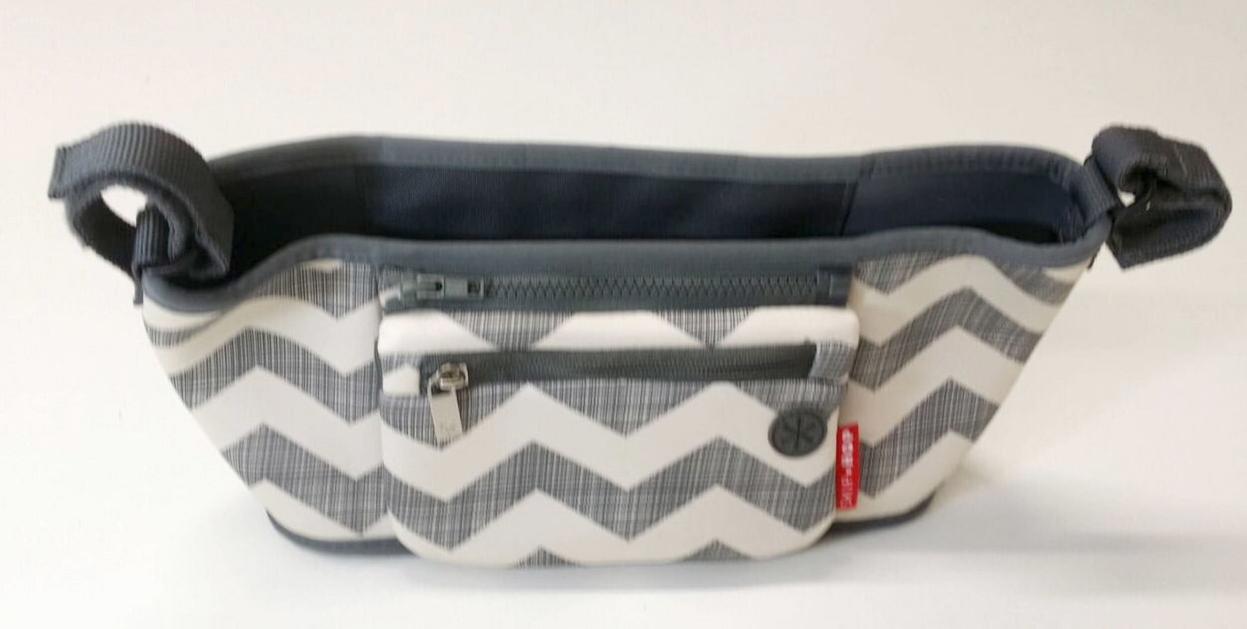 Skip Hop Grab-and-Go Stroller Organizer, Universal Fit, Chevron -Grey/Off White Skip Hop