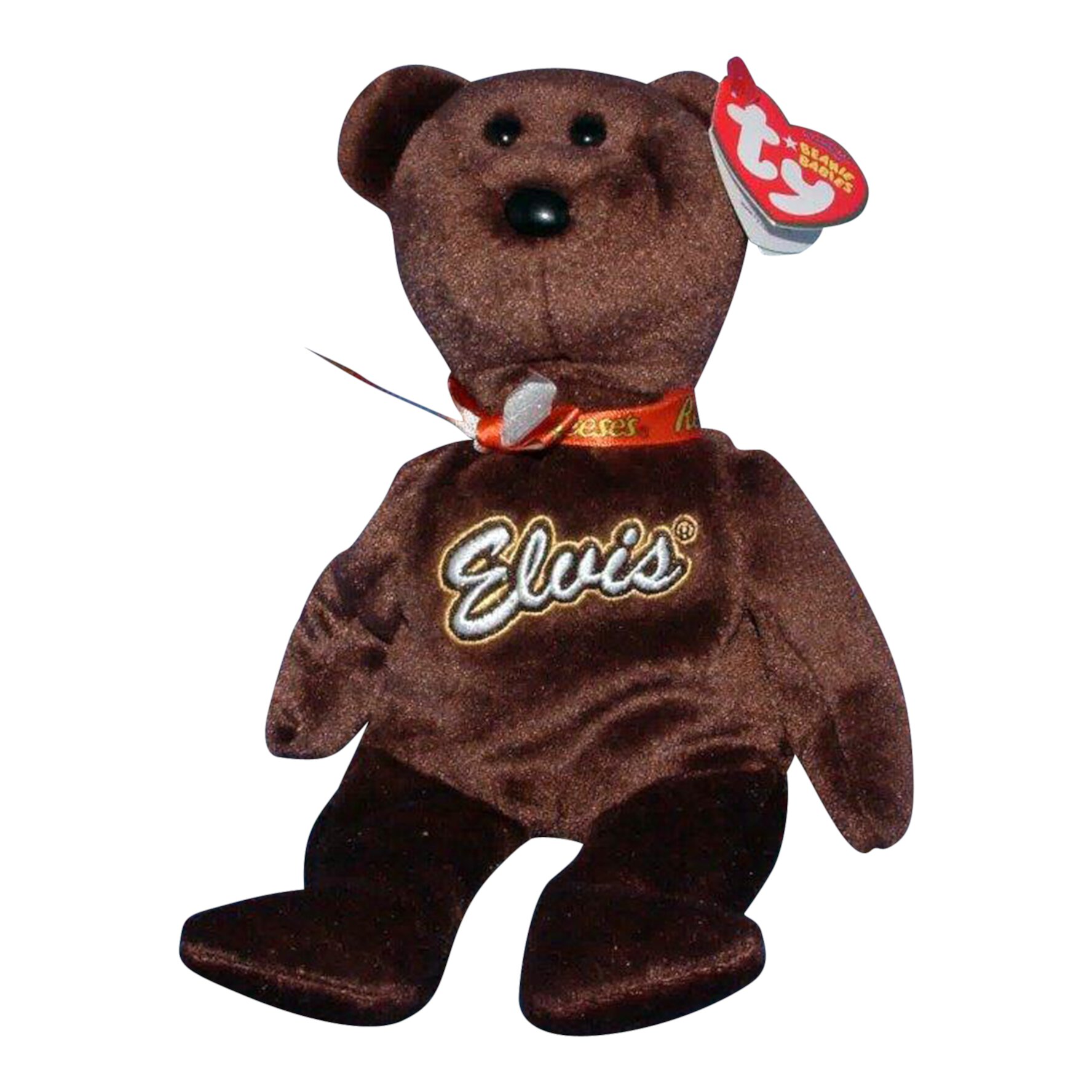 Ty Beanie Baby: Coco Presley the Teddy Bear | Brown | Stuffed Animal TY