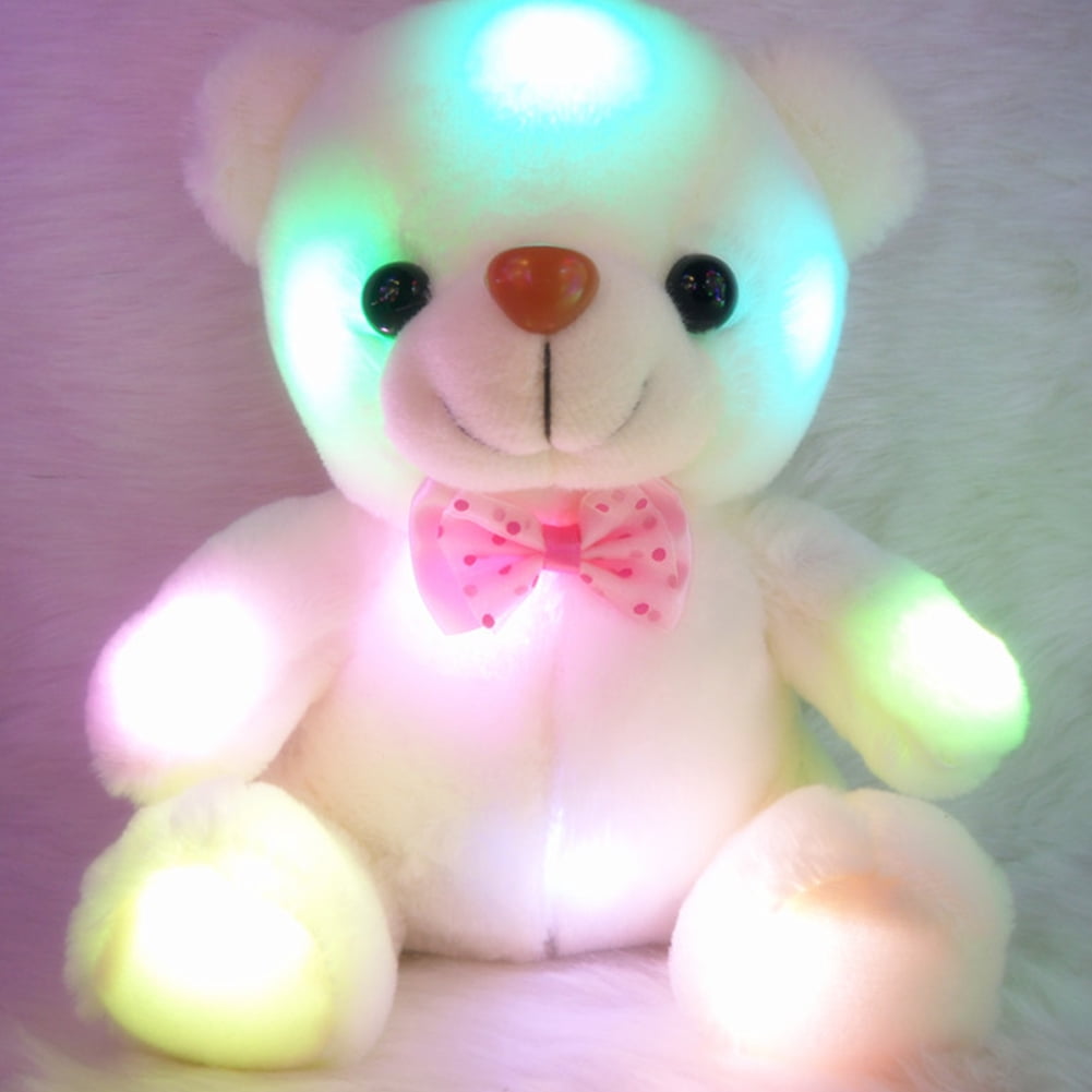 Glowing Bear Plush Teddy Bear New Heim Plush Colorful Teddy Doll Children Christmas Birthday Gift Firlar