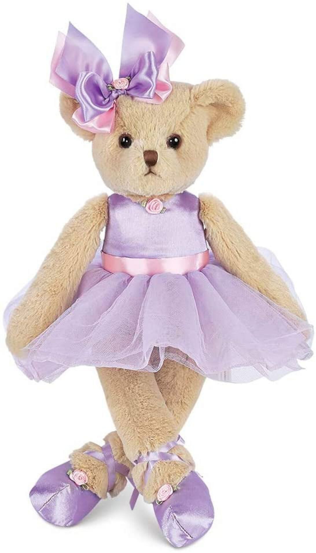 Bearington Tootsie Ballerina 15 Inch Teddy Bears for Girls - Ballerina Stuffed Animals - Dance Recital Gifts for Girls Bearington Collection