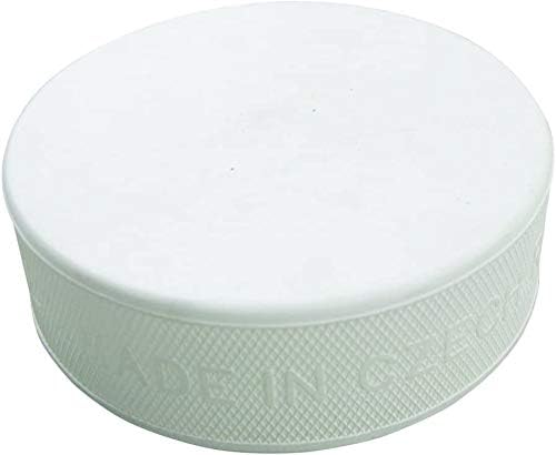 A&R Sports Ice Hockey 6 oz. Goalie & Player Training Pucks, White, Improves Focus (10 Pack) A&R Sports